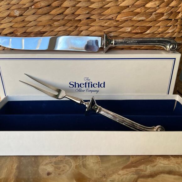 Sheffield serving utensils in original box - Picture 1 of 6